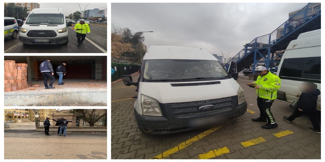 Silopi’de Okul Çevrelerine Sıkı Denetim! Servisler Tek Tek Kontrol Edildi