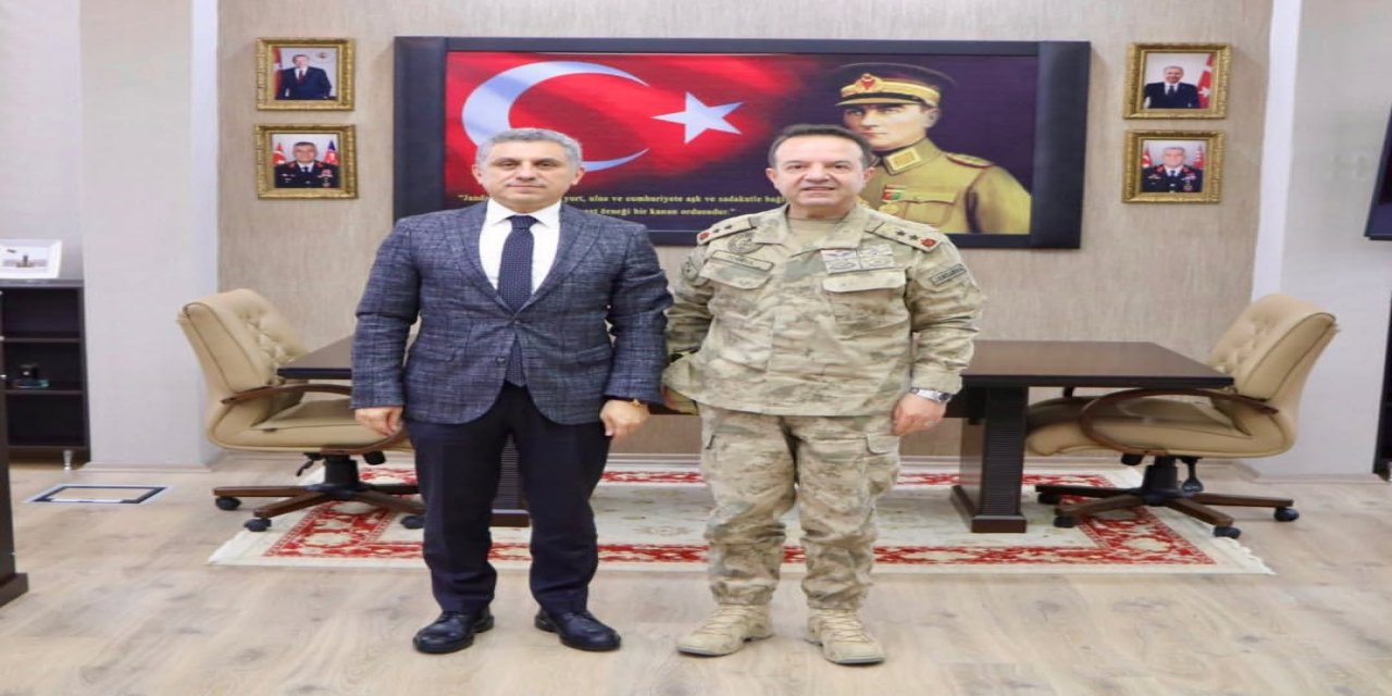 İl Milli Eğitim Müdürü Nas’tan Jandarma Komutanı Tombul’a İadeiziyaret