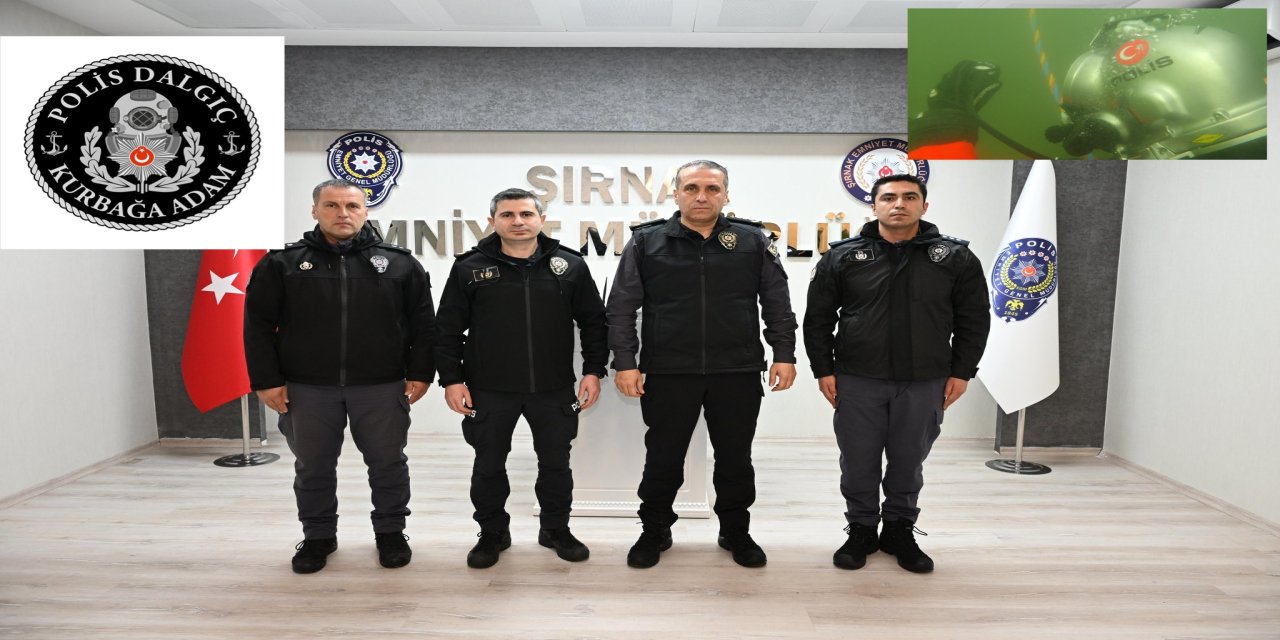 Şırnak’ta Polis Dalgıçlar Göreve Hazırlanıyor! Sualtı Grup Amirliği Kuruluyor
