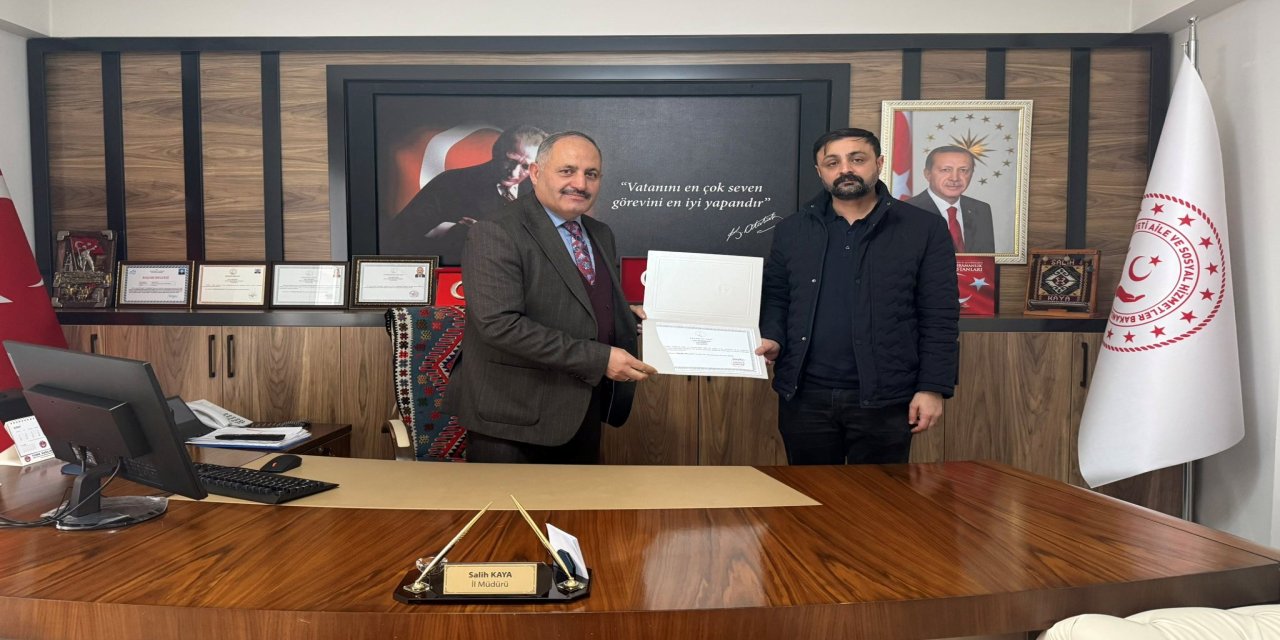 Mardin’e Atanan Şube Müdürü Abdülbaki Ete’ye Şırnak’tan Takdir