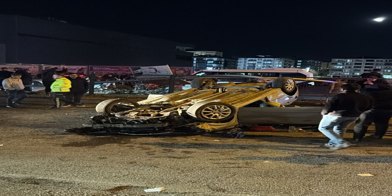Batman’da otomobil takla attı: 1 yaralı