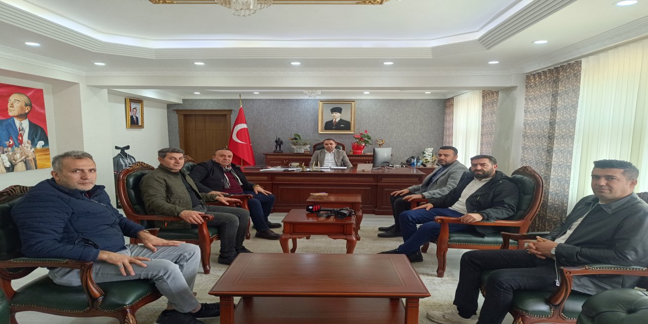 Şırnak Çalışan Gazeteciler Cemiyeti’nden Silopi Kaymakamı Çağlar Partal’a Ziyaret