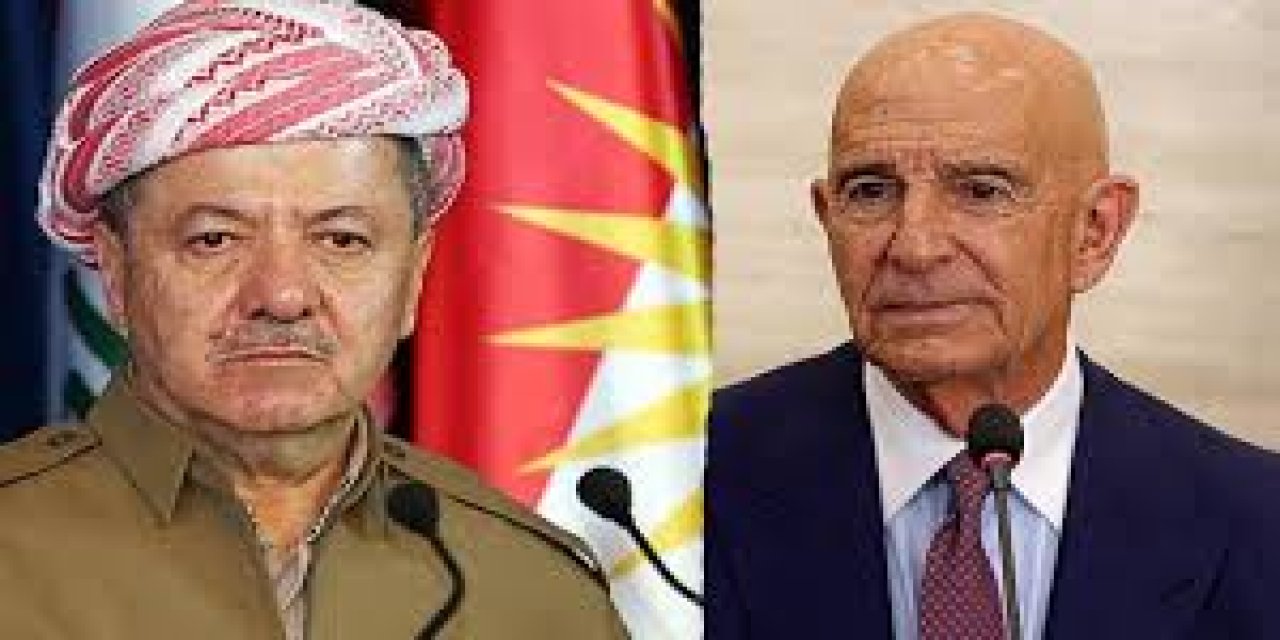 Mesut Barzani ile Suriye Özel Temsilcisi Barrack arasında kritik telefonda görüşmesi