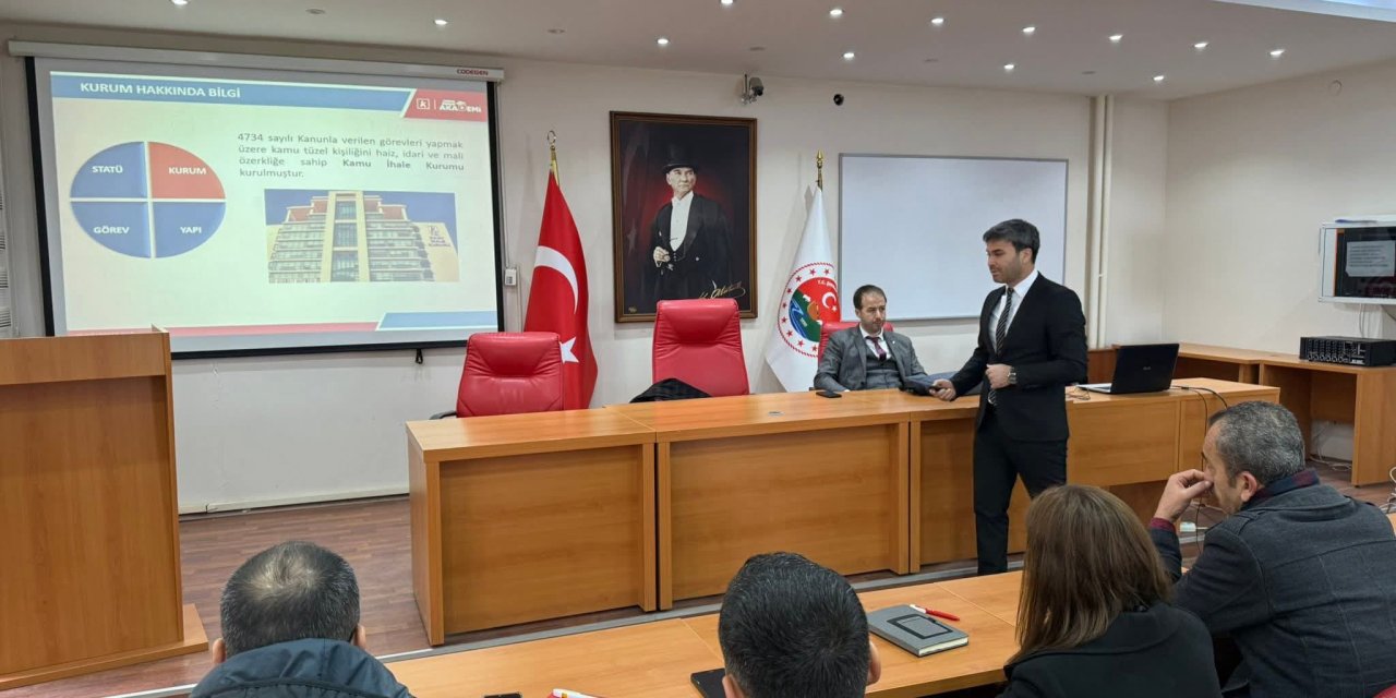 Şırnak'ta “Kamu İhale Mevzuat Eğitim Programı”