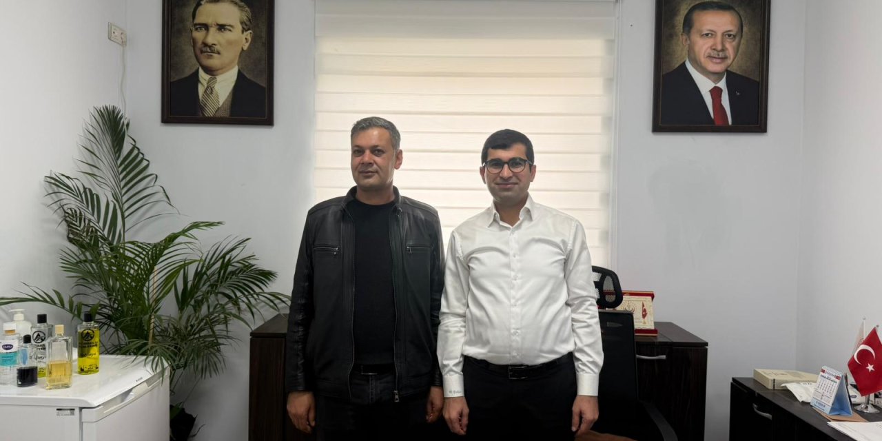 İdil MHP ilçe Başkanı Özalp, Hastane Müdürü Yalçın ile görüştü