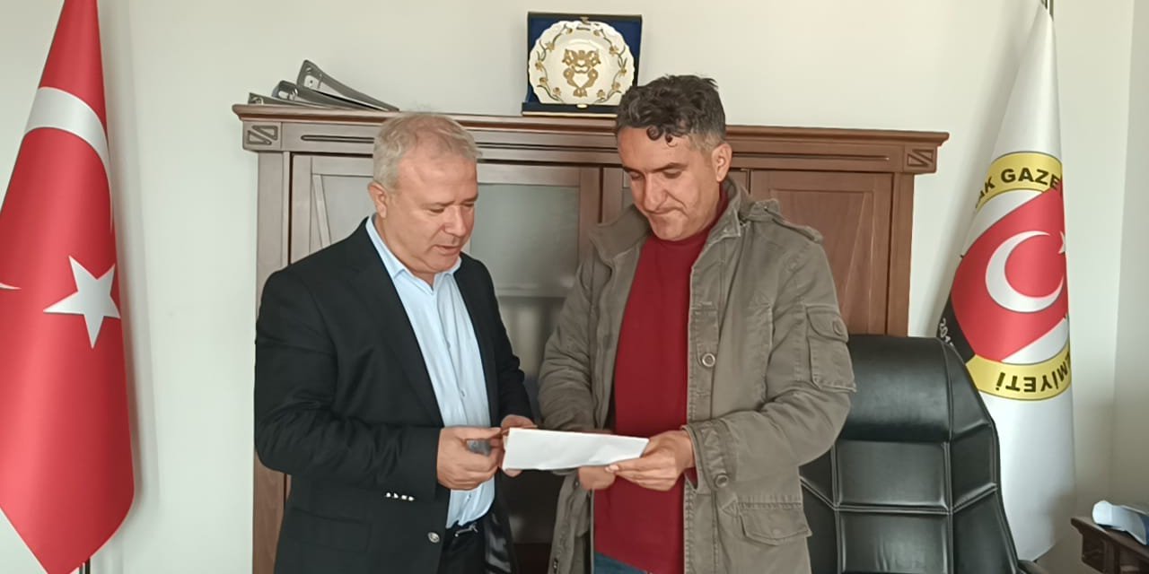 Başkan Mir’den Gazeteci ve Araştırmacı Yazar Mesut Balta'ya Yazar Kartı Takdimi