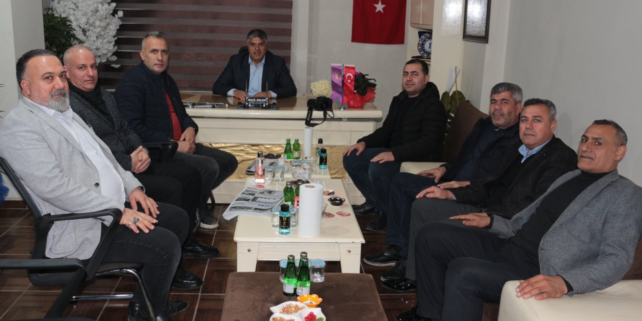 Gazetecilerden Cizre Esnaf Odası Başkanı Geleri’ye Anlamlı ziyaret