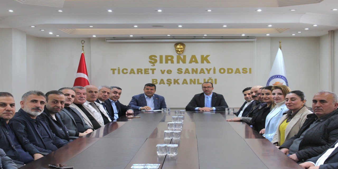 AK Parti Şırnak İl Başkanı Erkan’dan Şırnak TSO’ya Ziyaret