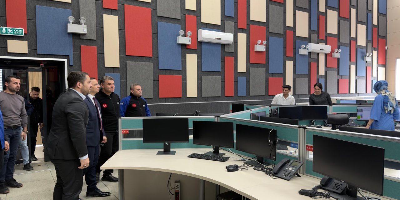 Cizre Kaymakamı Baycar’dan Şırnak 112 Acil Çağrı Merkezi’ne Ziyaret