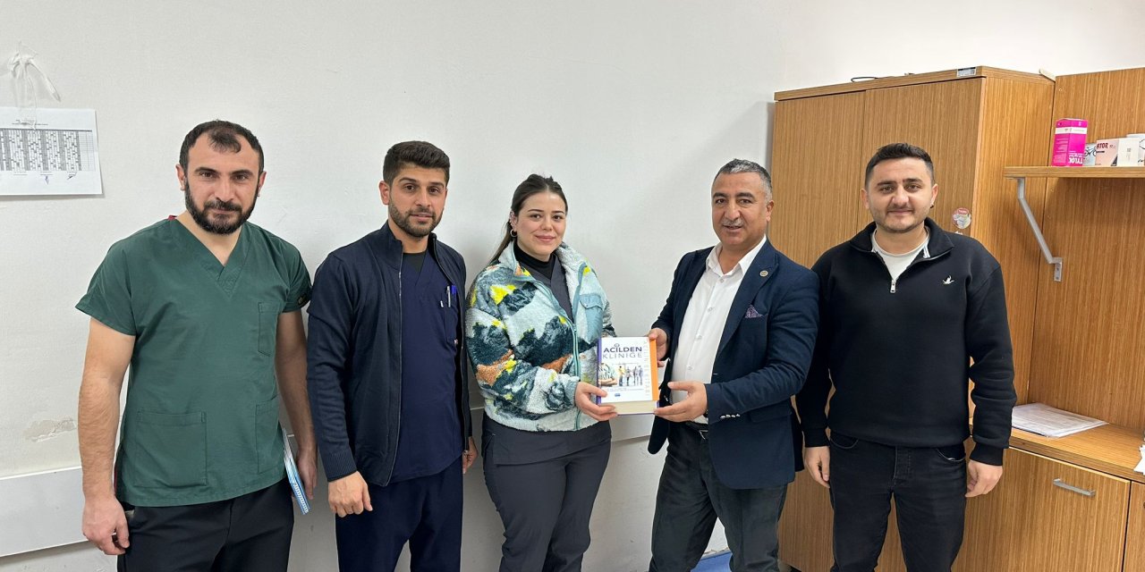 Sağlık-Sen’in “Acilden Kliniğe – Acilin El Kitabı” Şırnak ve İdil Devlet Hastanesinde
