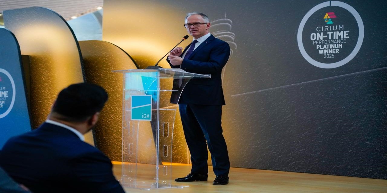 Küresel havacılık otoritesi Cirium'dan İGA İstanbul Havalimanı'na "Platin Ödül"