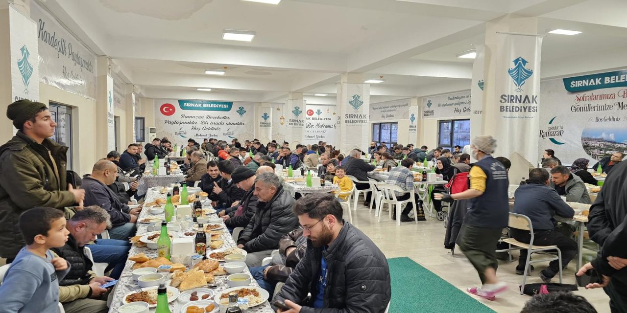 Şırnak Belediyesi’nin İftar Sofrasında Birlik ve Beraberlik Vurgusu