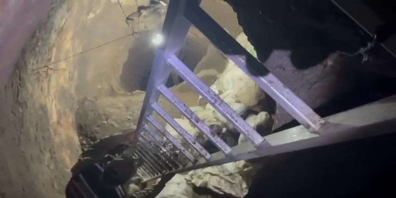 Bahçesine "Yer Altı Şehri" Kurmuş! 40 Metrelik Gizemli Tünelin Sonu Jandarmaya Çıktı