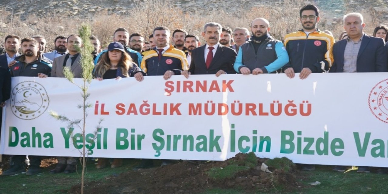 Şırnak’ta 144 Bin Fidan Toprakla Buluştu! Cudi Dağı Eteklerinde 1000 Yeni Fidan Daha Dikildi