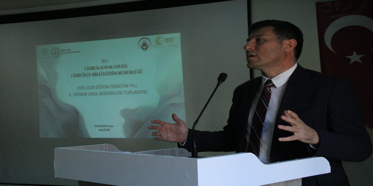 Cizre’de 2. Dönem Okul Müdürleri Buluşması