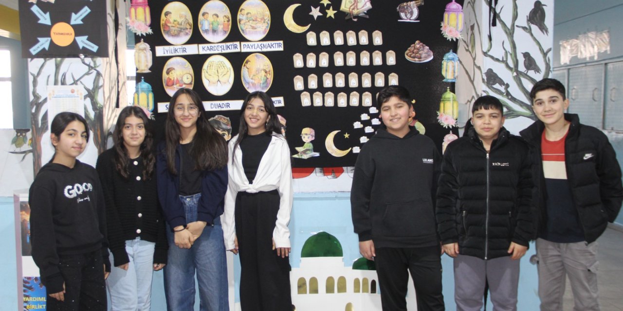 Cizre'deki okullarda, 'Maarifin Kalbinde Ramazan' etkinlikleri
