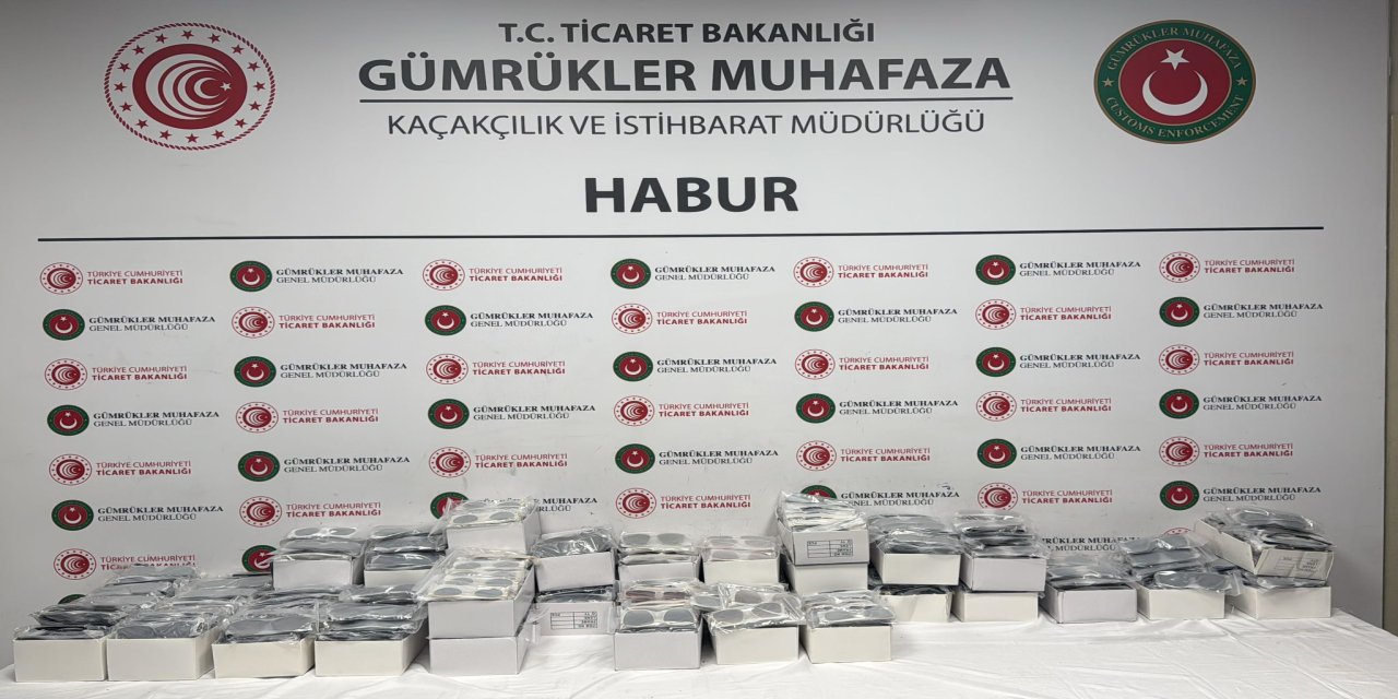 Habur’da Kaçakçılara Geçit Yok: 6 Milyon 828 Bin TL’lik Kaçak Eşya Ele Geçirildi