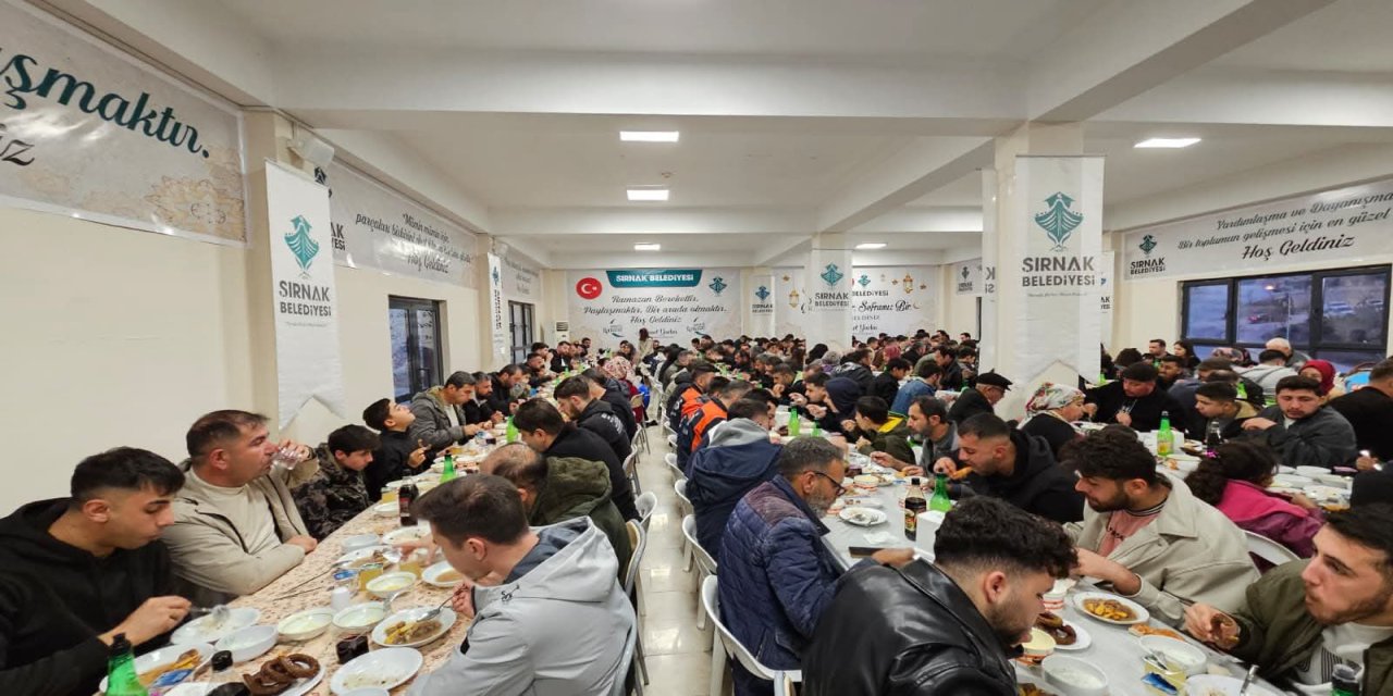 Şırnak Belediyesi İftar Sofrasında Birlik ve Beraberlik Mesajı