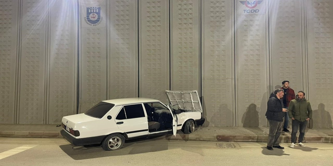 Beton Duvara Çarparak Durabildi! "Mucize Eseri Yaralanan Olmadı"