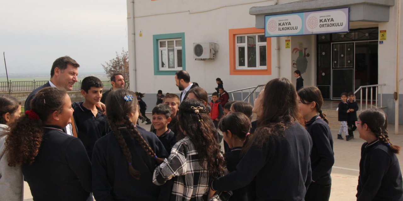 Cizre Milli Eğitim Müdüründen Köy Okullarına Ziyaret