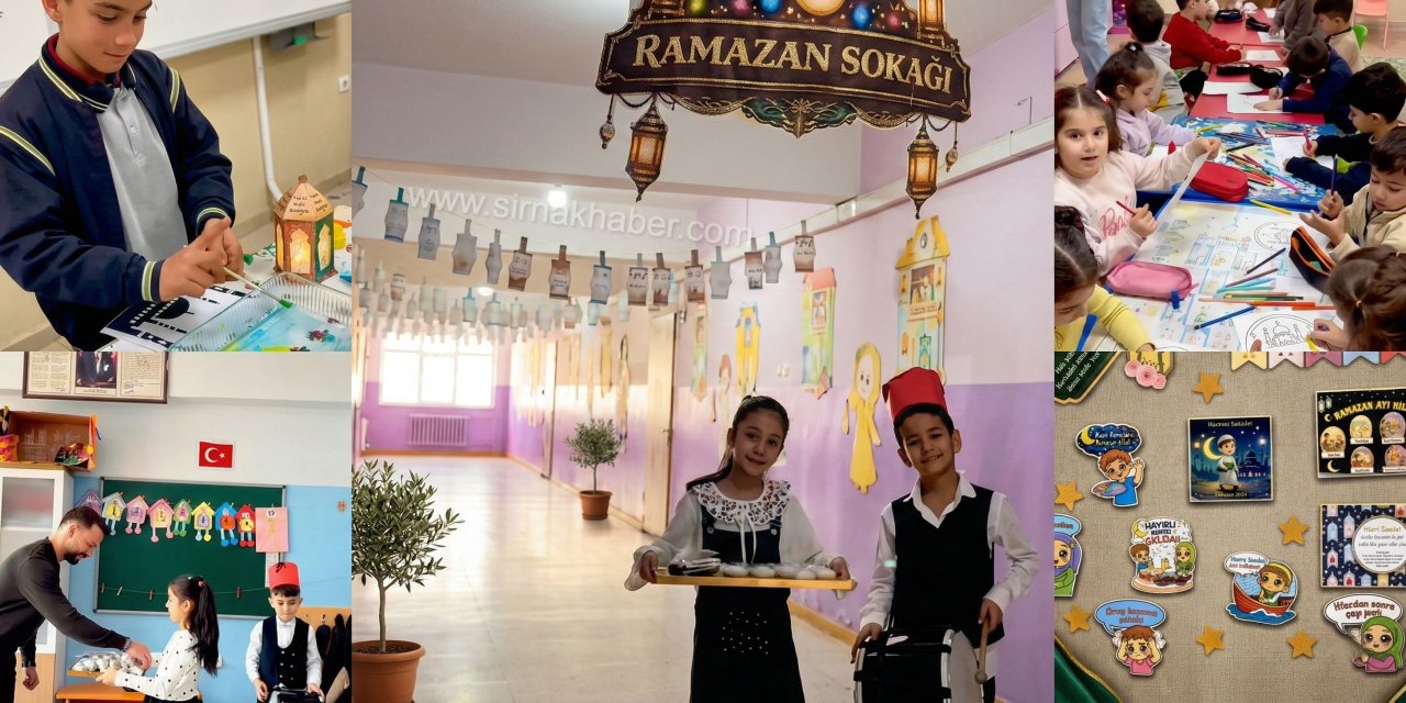 Şırnak’ta Okullarda Ramazan Coşkusu: Öğrencilerden Renkli Etkinlikler