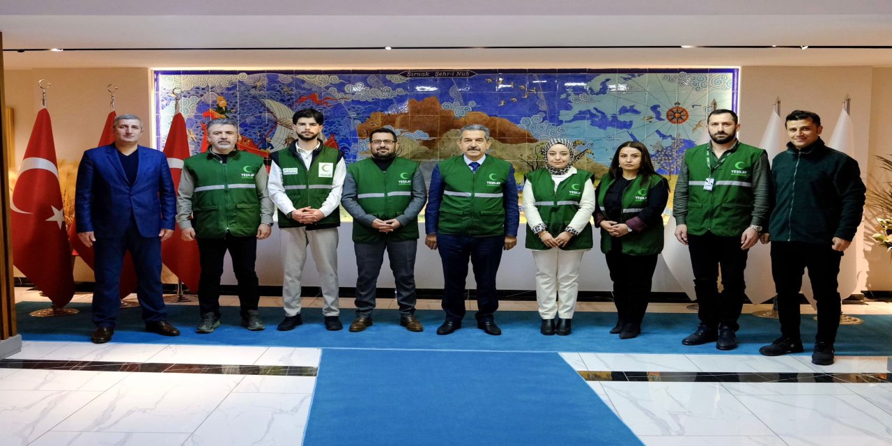 Yeşilay’dan Şırnak Valiliği’ne Farkındalık Ziyareti