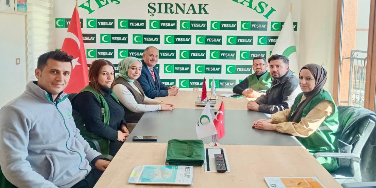 Şırnak’ta Kurumlardan Yeşilay Haftası Dayanışması