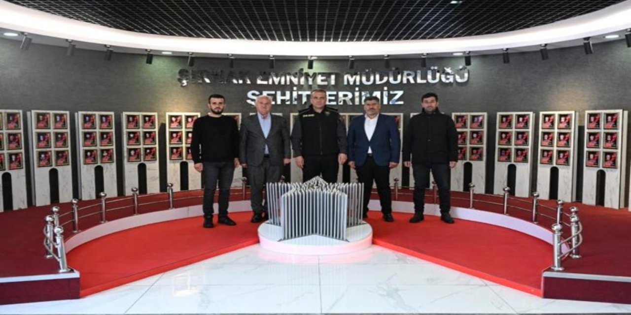 Gaziler ve Şehit Aileleri Vakfı’ndan Şırnak Emniyet Müdürü Sazak’a Ziyaret