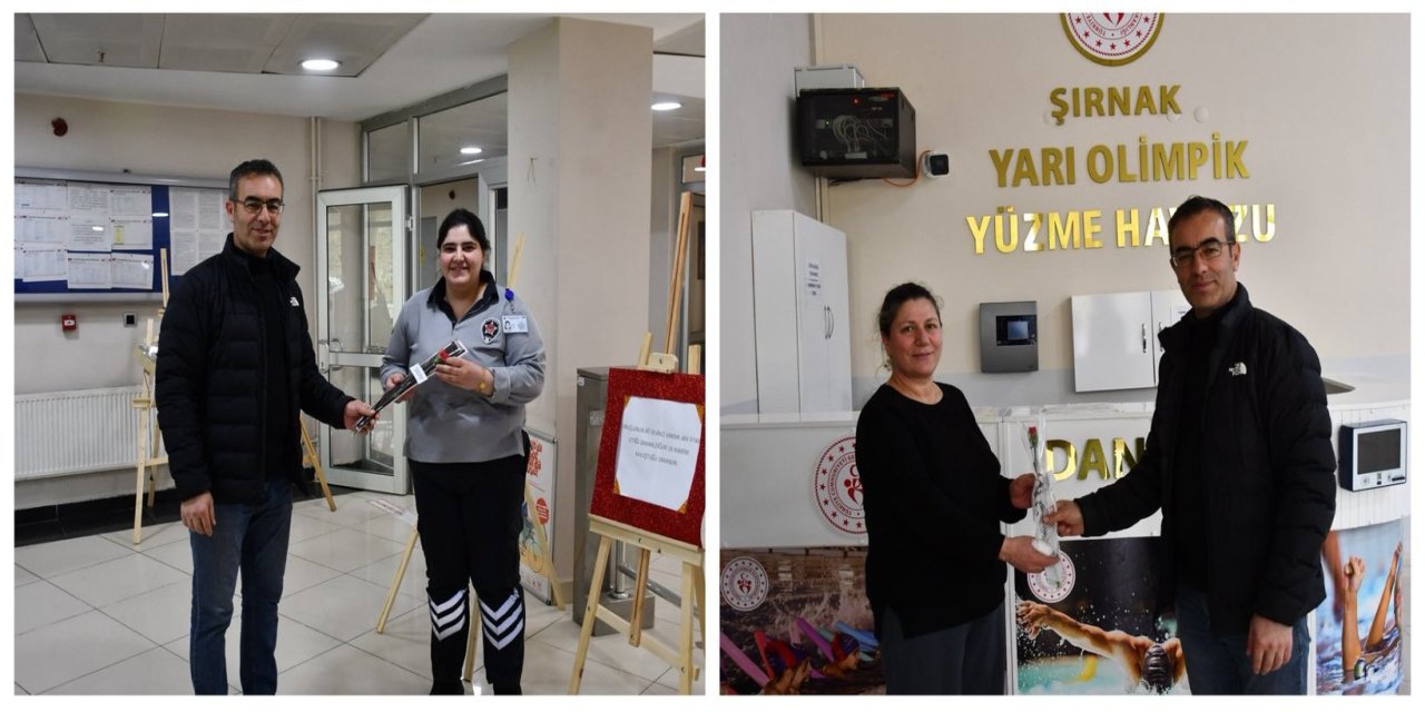 Şırnak’ta Kadın Personellere 8 Mart Ziyareti