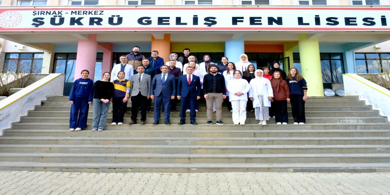 Şırnak’ta İl Müdürü Nas Öğretmen ve Öğrencilerle Buluştu