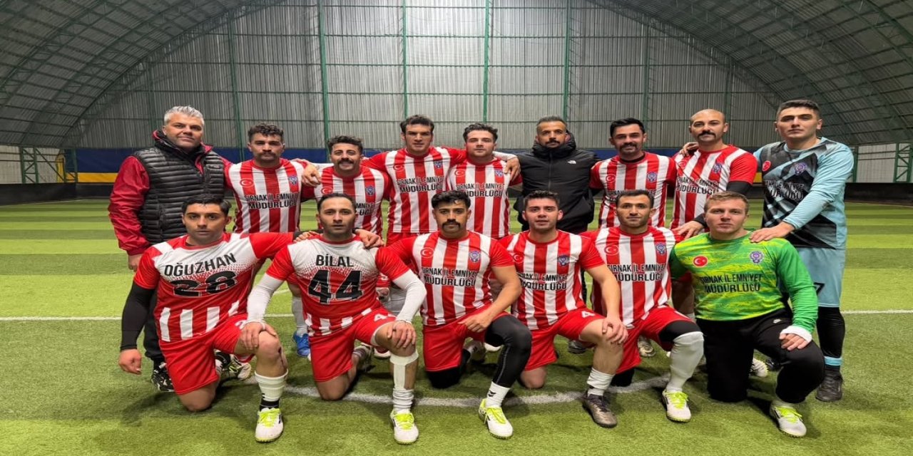Şırnak Emniyet Müdürlüğü Futbol Takımı Bir Üst Tura Yükseldi