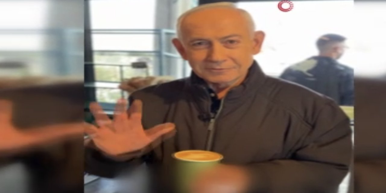 Netanyahu’dan “öldü” iddialarına kahveli yanıt