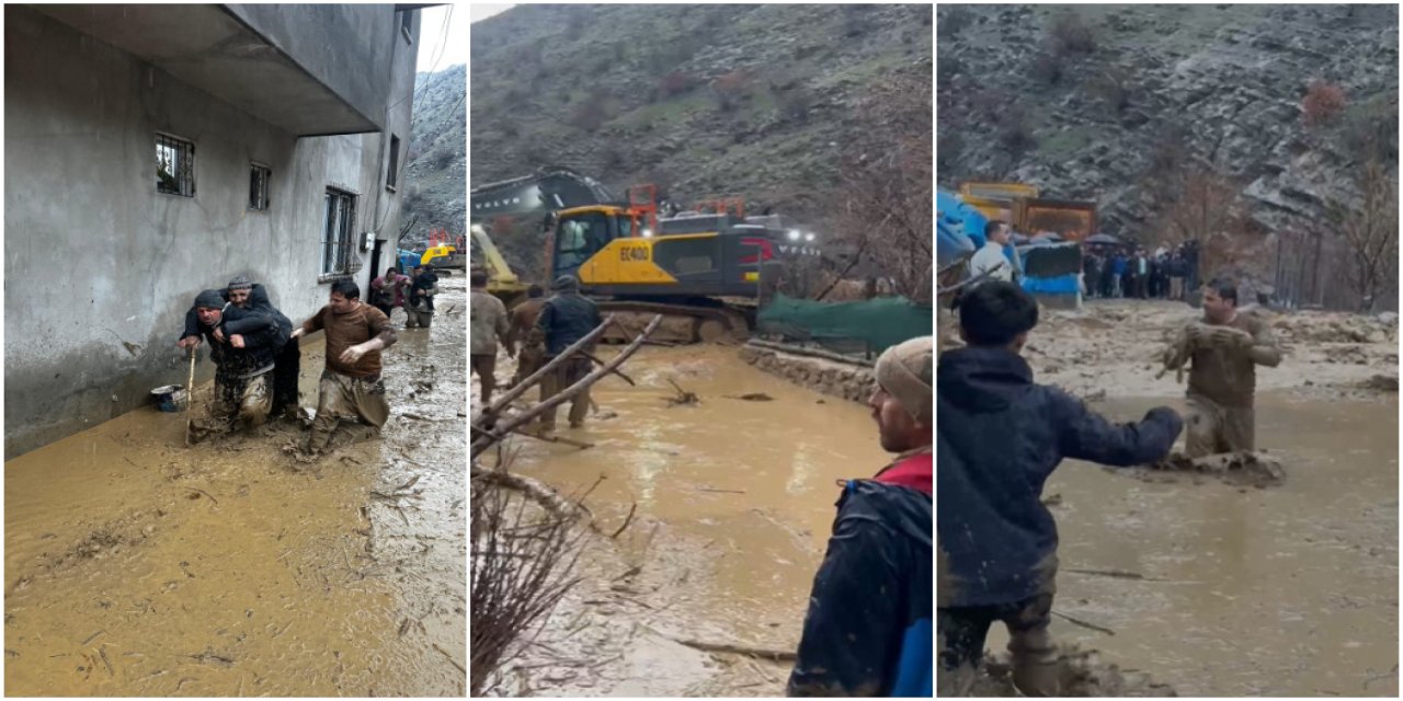 Şırnak’ta Sel ve Heyelan Dehşeti! Taşdelen Köyü Çamur Altında Kaldı