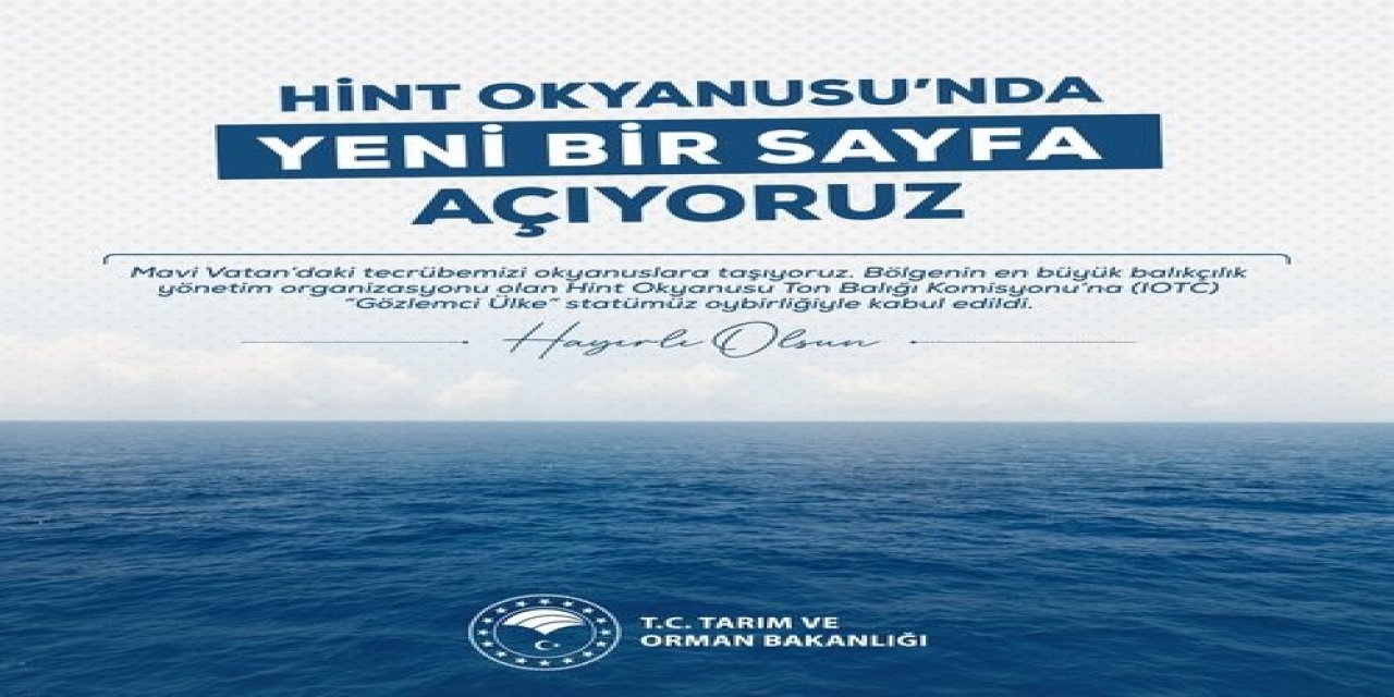 Bakan Yumaklı: "Mavi vatandaki tecrübemizi okyanuslara taşıyoruz"