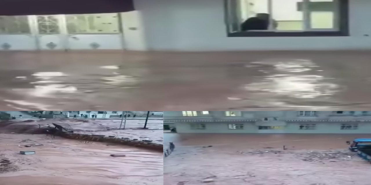 Kasrik’te Sağanak Sele Dönüştü: Evleri Su Bastı