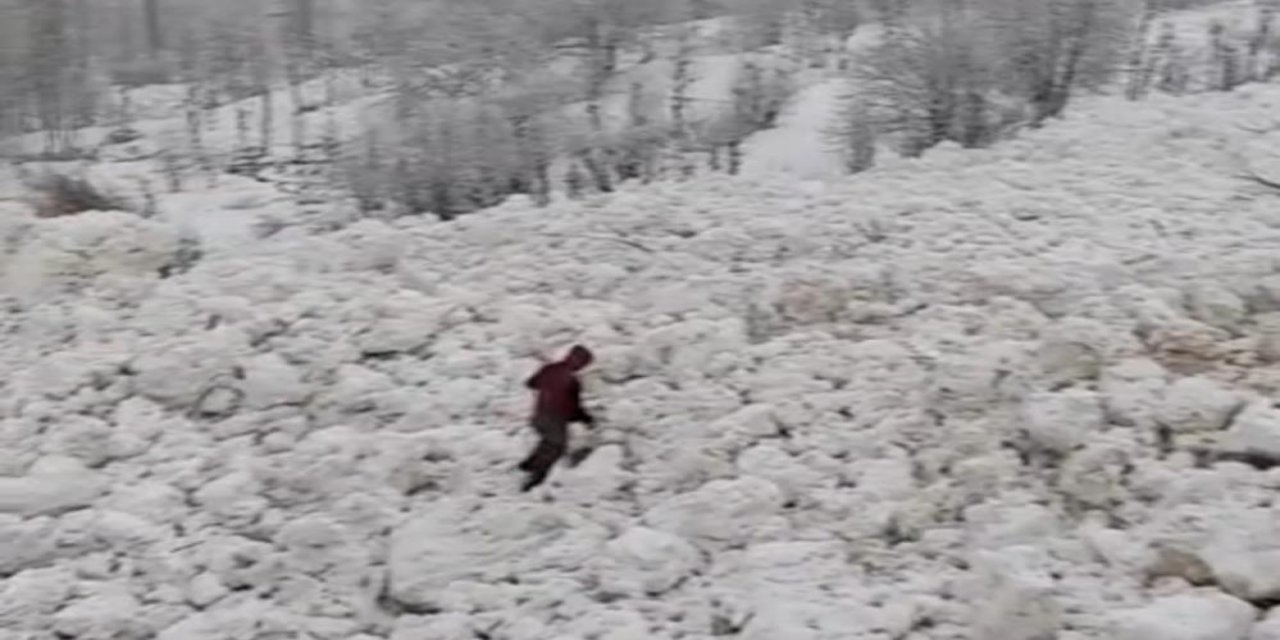 Yüksekova’da aynı bölgede ikinci çığ