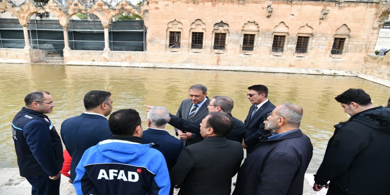 Vali Şıldak Balıklıgöl’de incelemelerde bulundu