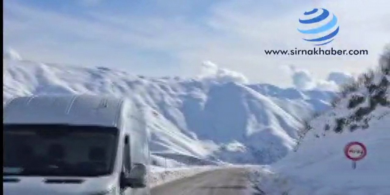 Şırnak–Hakkari karayolu çığ nedeniyle ulaşıma kapandı