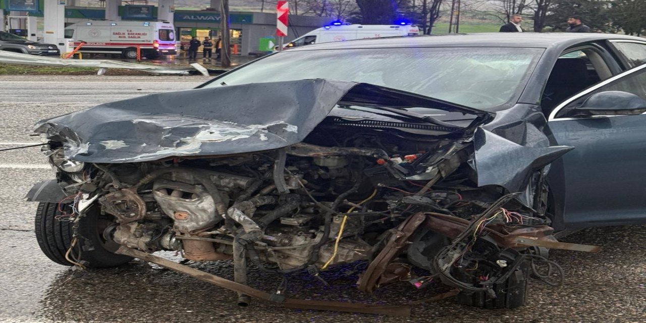 Adıyaman’da zincirleme kaza kamerada