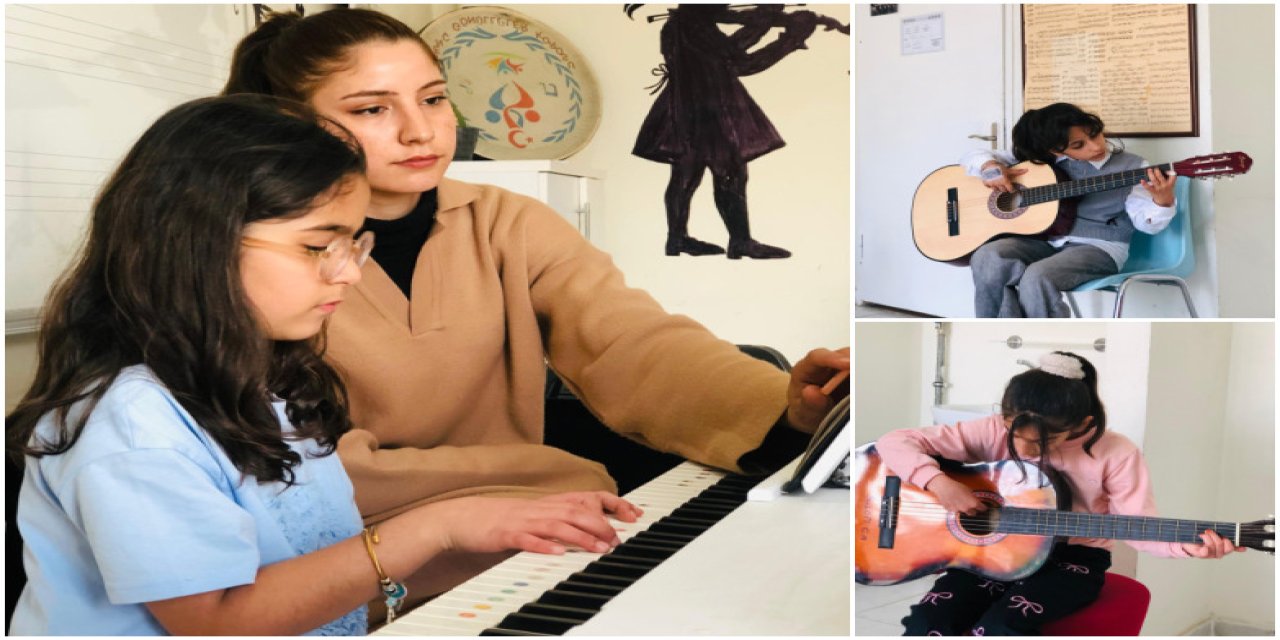 Silopi Gençlik Merkezi’nde Nota Sesleri: Gitar ve Piyanoda Yeni Seviye