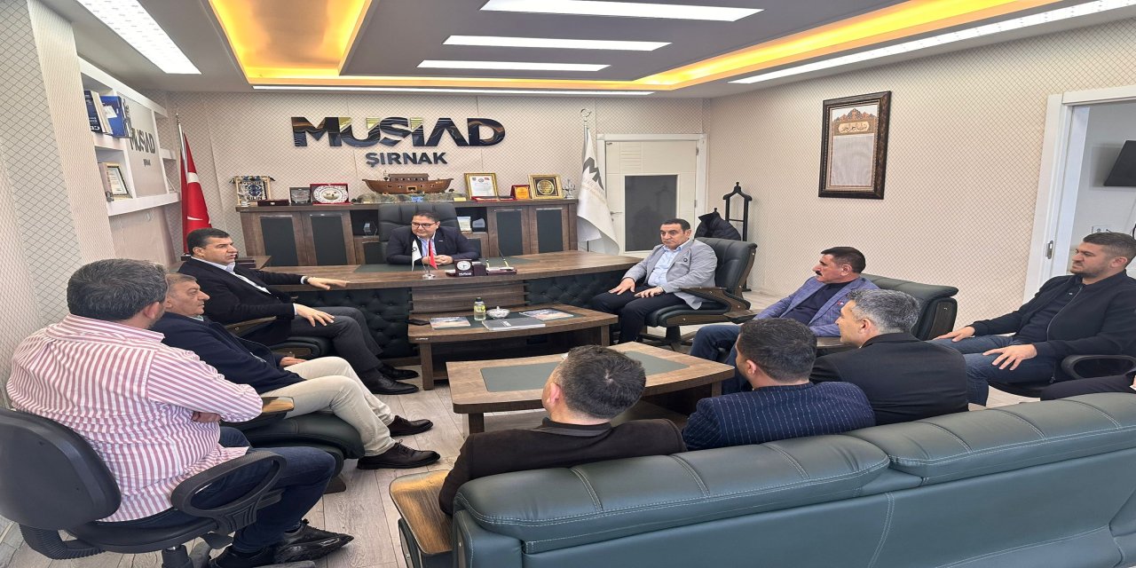 TSO Yönetimi MÜSİAD Şırnak’ta: Yeni Başkan’a Tebrik