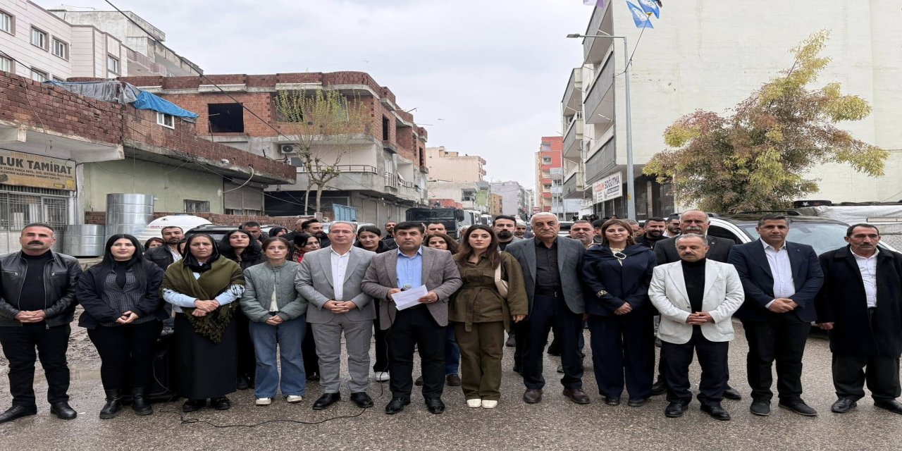 DEM Parti’den Silopi'de Baraj Kirliliğine Tepki