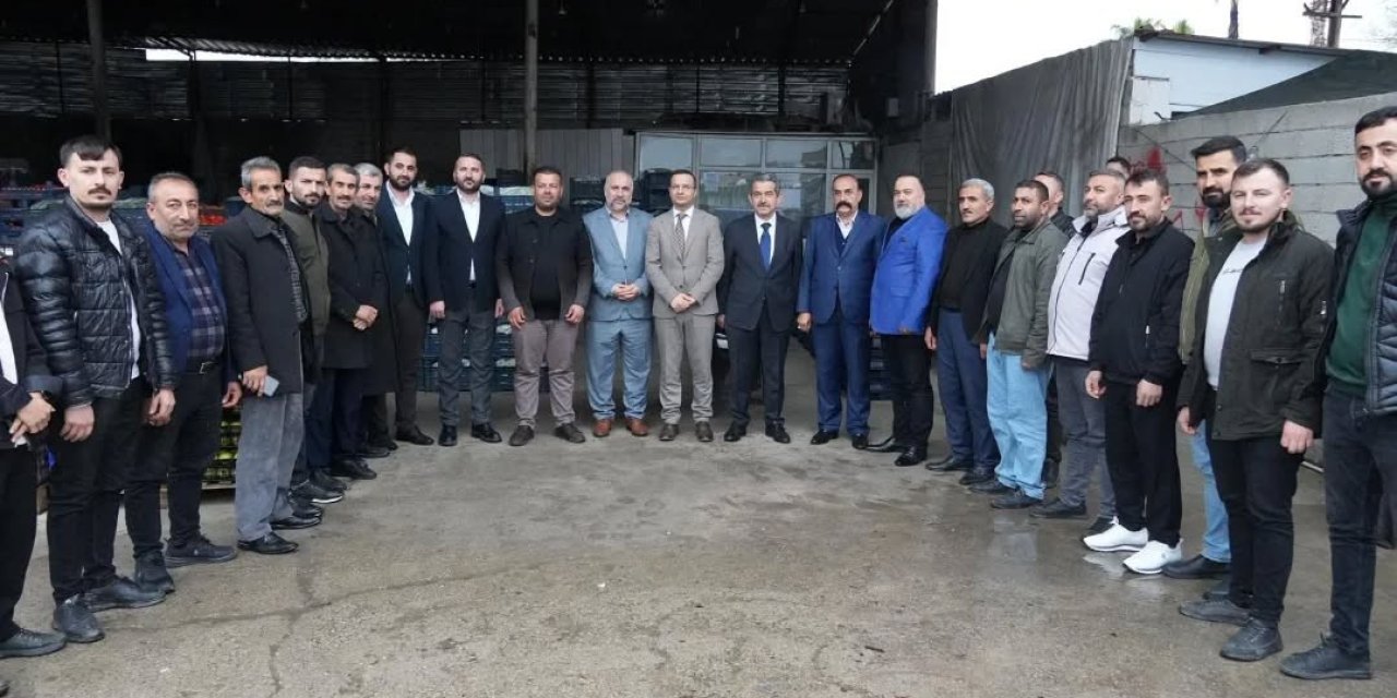 Şırnak Valisi Ekici ve Kaymakam Baycar, Cizre’de Hal Esnafının sorunlarını dinledi