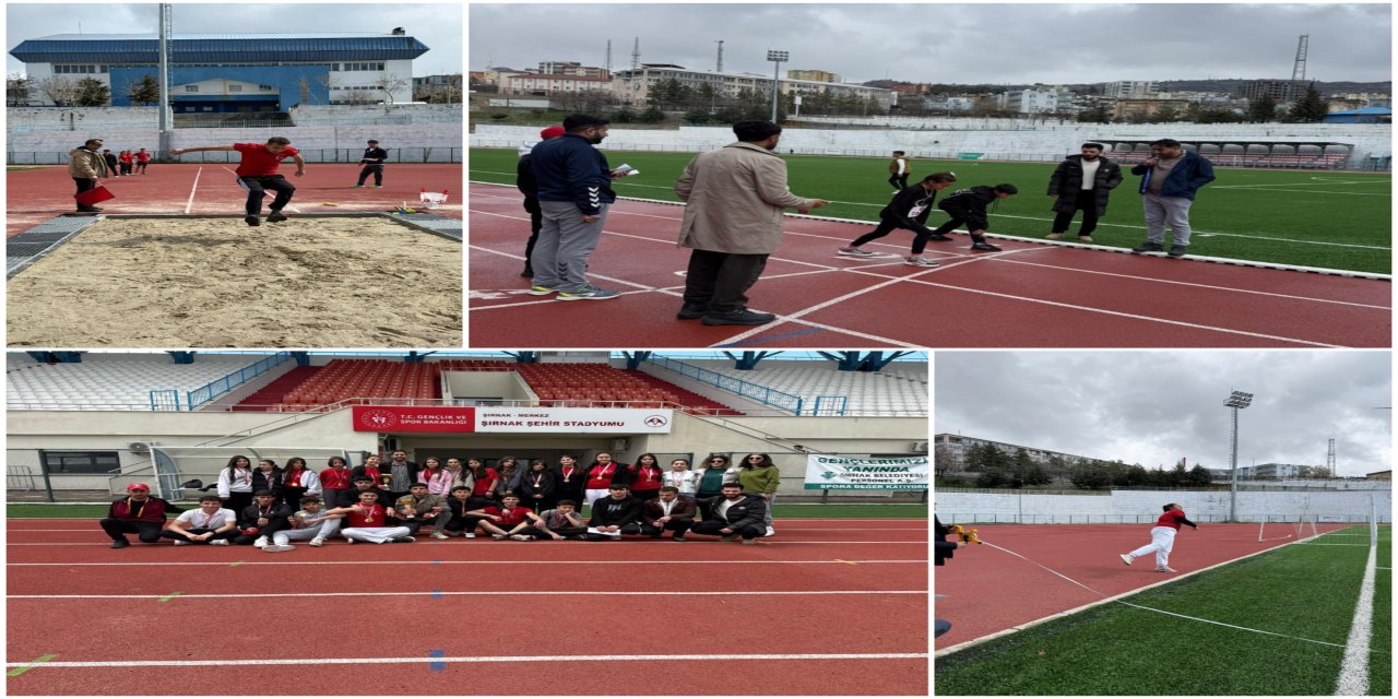 Şırnak’ta Atletizm Finali Nefes Kesti