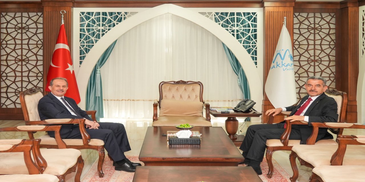 Şırnak Valisi Ekici’den Hakkâri Valisi Taşyapan’a Ziyaret