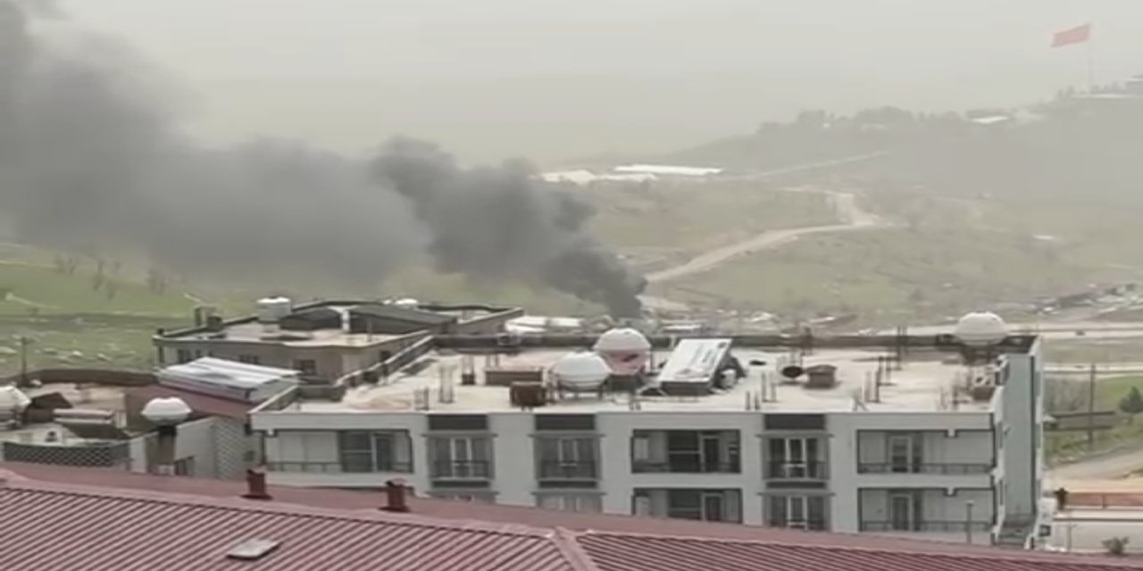 Şırnak’ta Yükselen Dumanlar Korkuttu