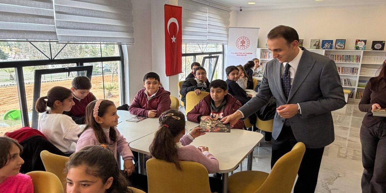 Güçlükonak’ta Kütüphane Haftası’na damga vuran görüntü