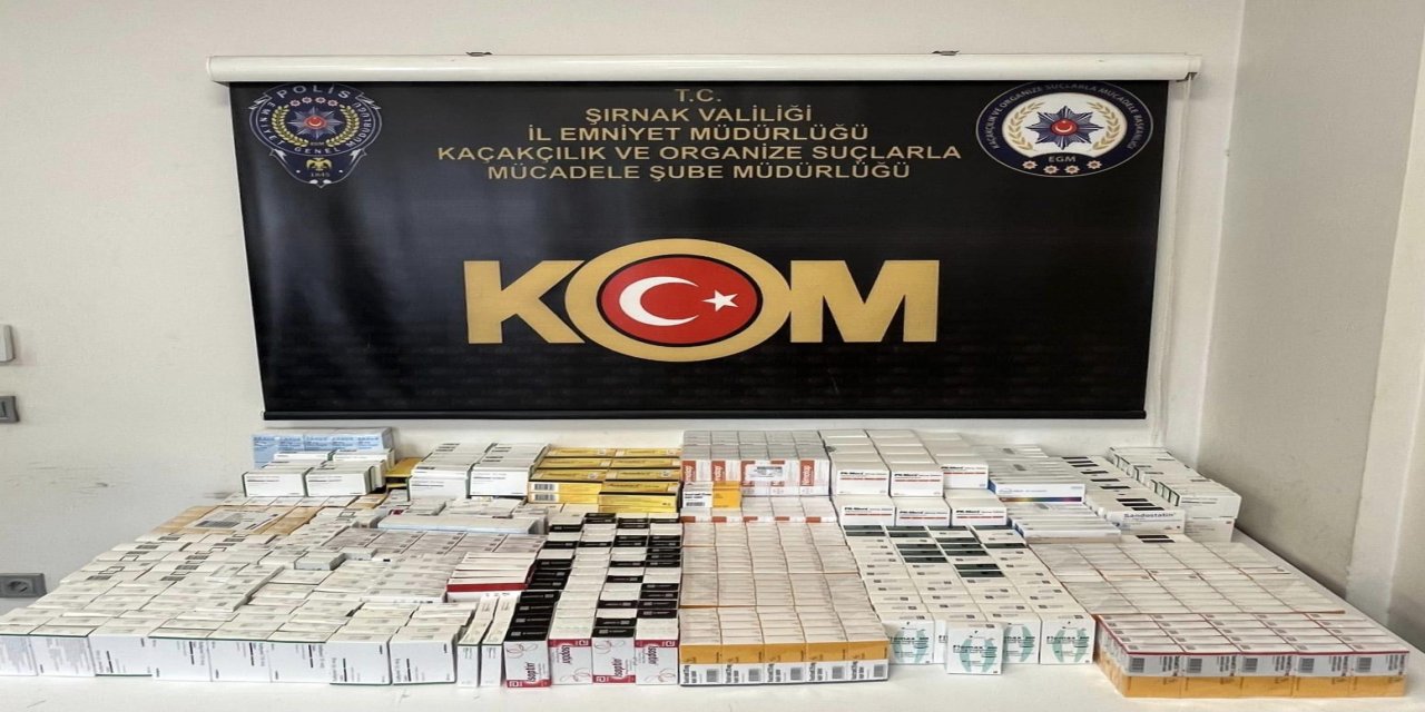 Şırnak'ta 6 milyon liralık kaçak malzeme ele geçirildi