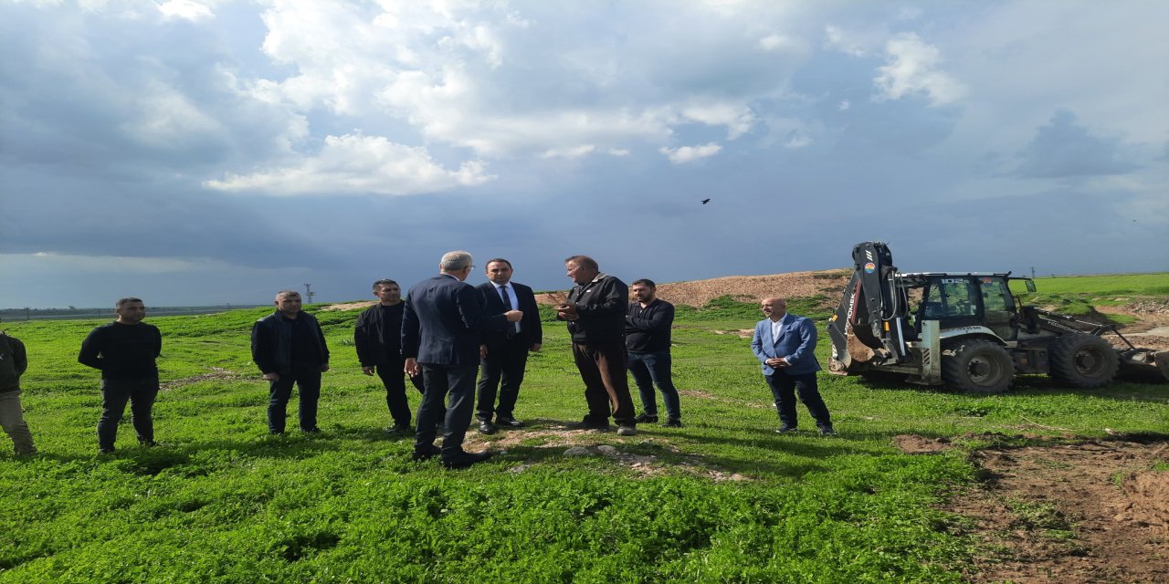 Silopi Bostancı Köyü Yolunda Onarım Çalışmaları İncelendi