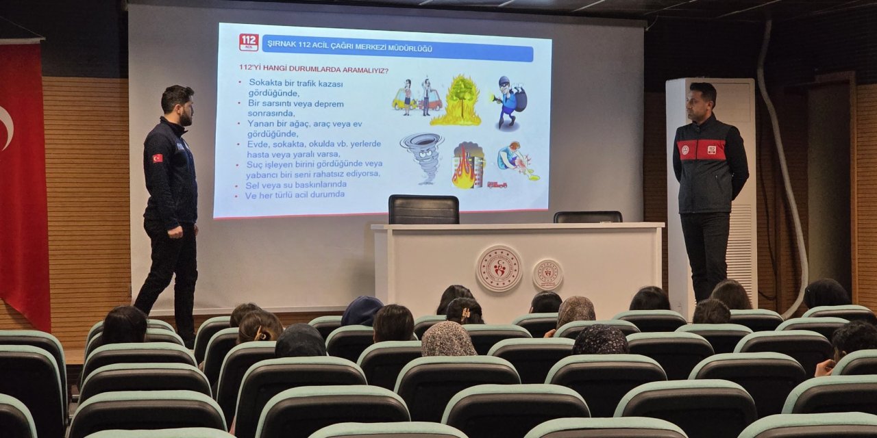 Şırnak’ta “112” Farkındalık Semineri Düzenlendi
